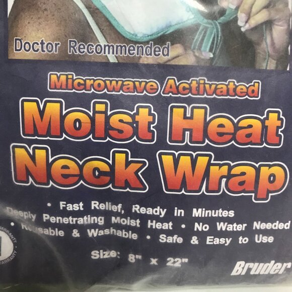 MediBeads Natural Pain Relief Therapy Moist Heat Neck Wrap Microwave Activated - Picture 2 of 6